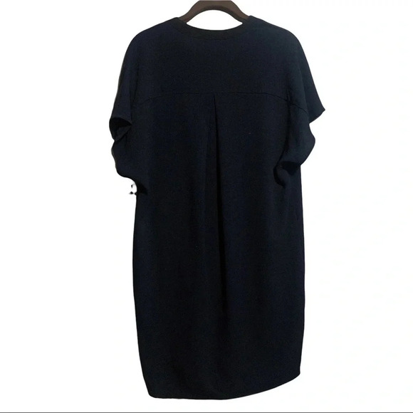 ASTR V NECK SHIFT DRESS Navy Black Size Small - Picture 4 of 8